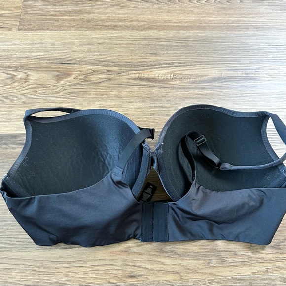 SKIMS Push Up Teardrop Bra 40C Underwire Black Ultimate Padded T-Shirt Smoothing - Picture 3 of 6